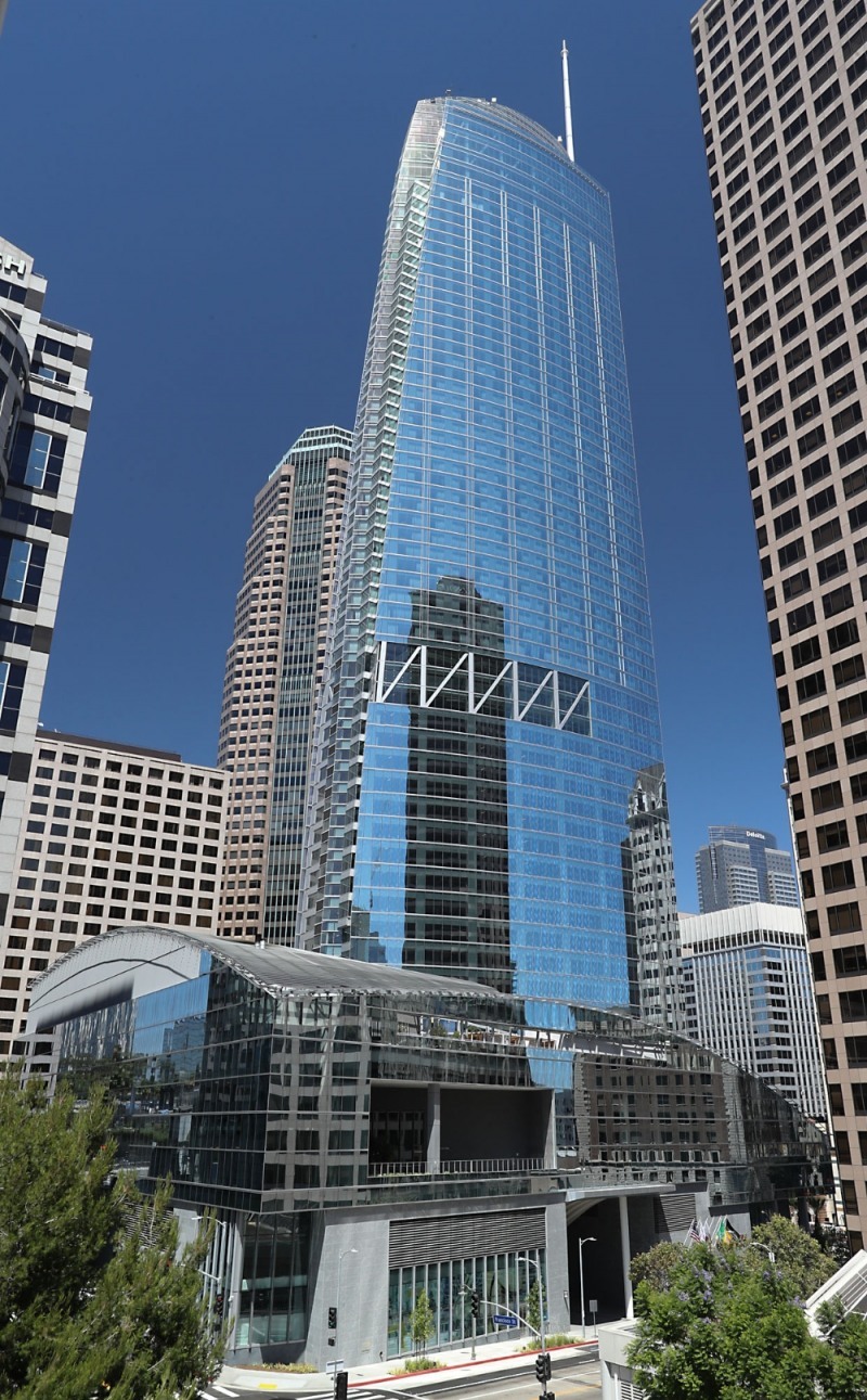The Wilshire Grand Center in Downtown Los Angeles, California (Korean Air)