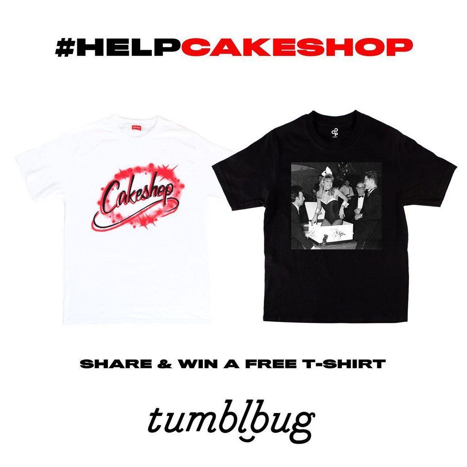 T-shirt created by nightclub Cakeshop and sold on crowdfunding platform Tumblbug (Tumblbug)