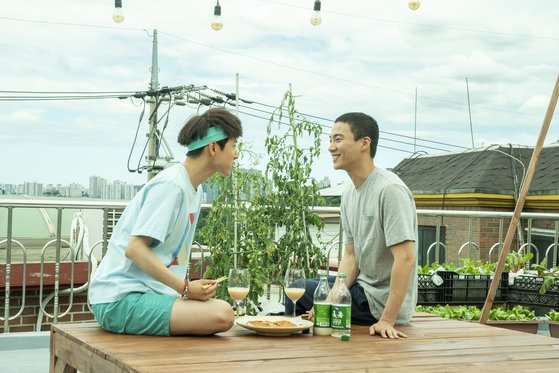 A still from director Kim Jho Gwang-soo‘s upcoming movie “Made in Rooftop” which will close the Seoul Pride Film Festival. (Seoul International Pride Film Festival)
