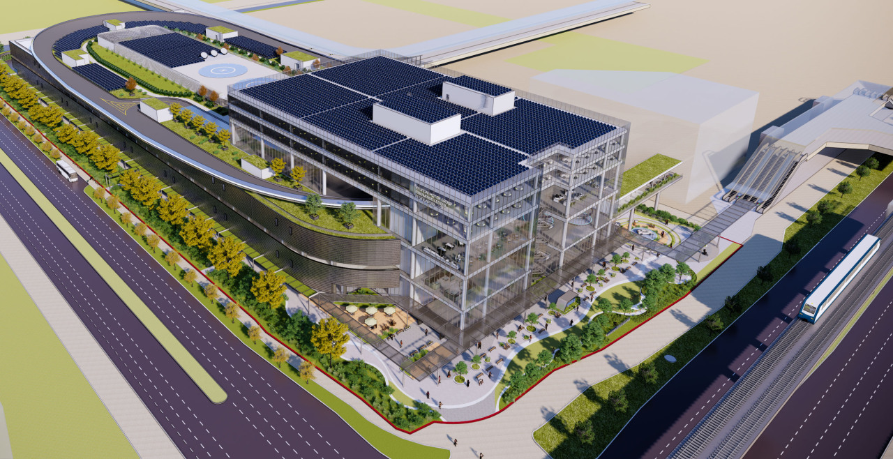 Bird’s-eye view of Hyundai Motor Group Innovation Center in Singapore (Hyundai Motor)