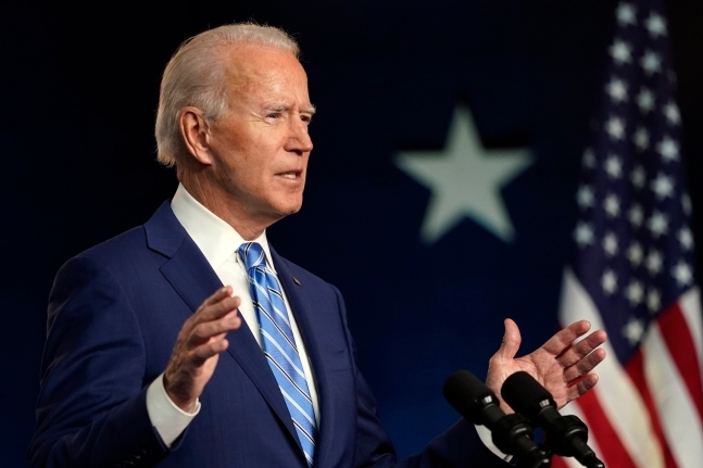 Democratic presidential nominee Joe Biden (AP=Yonhap)