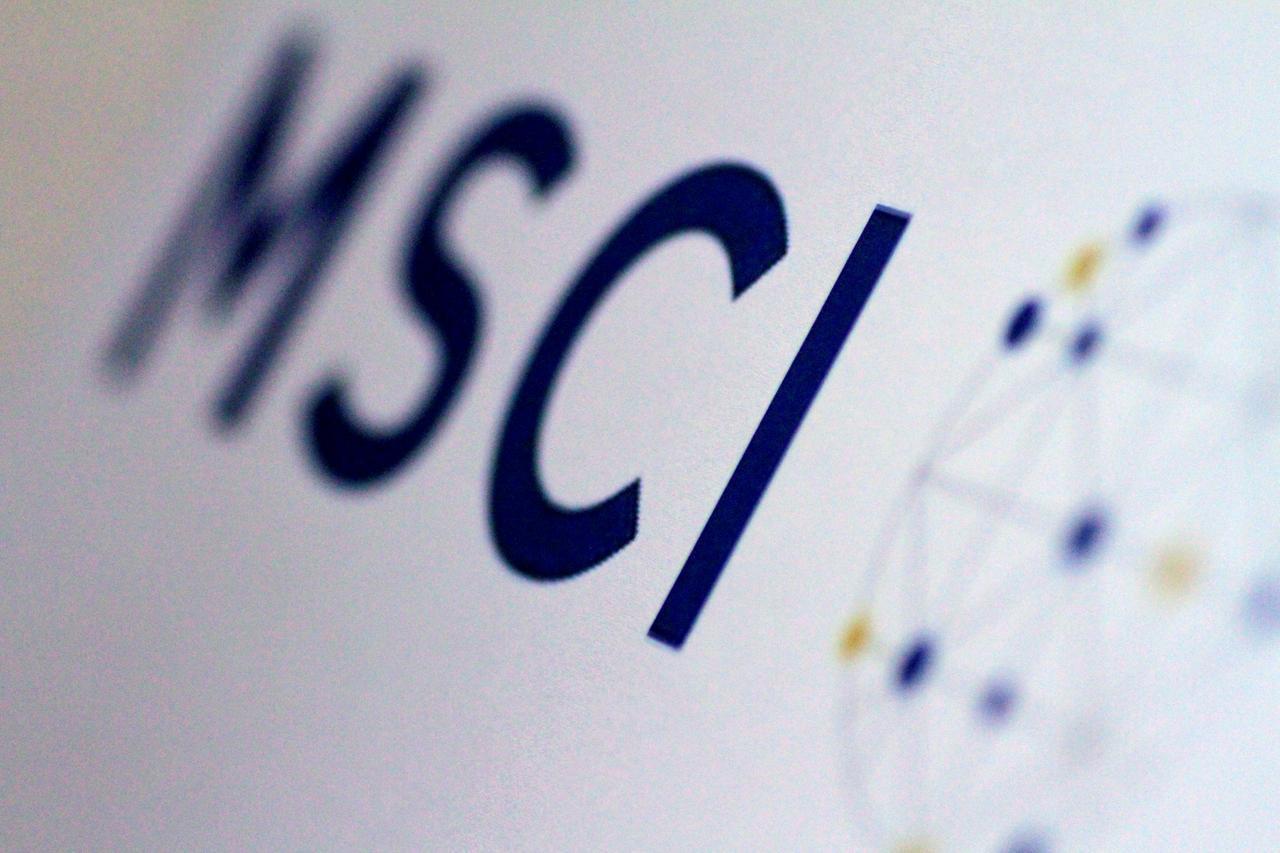 A logo of MSCI (Reuters-Yonhap)