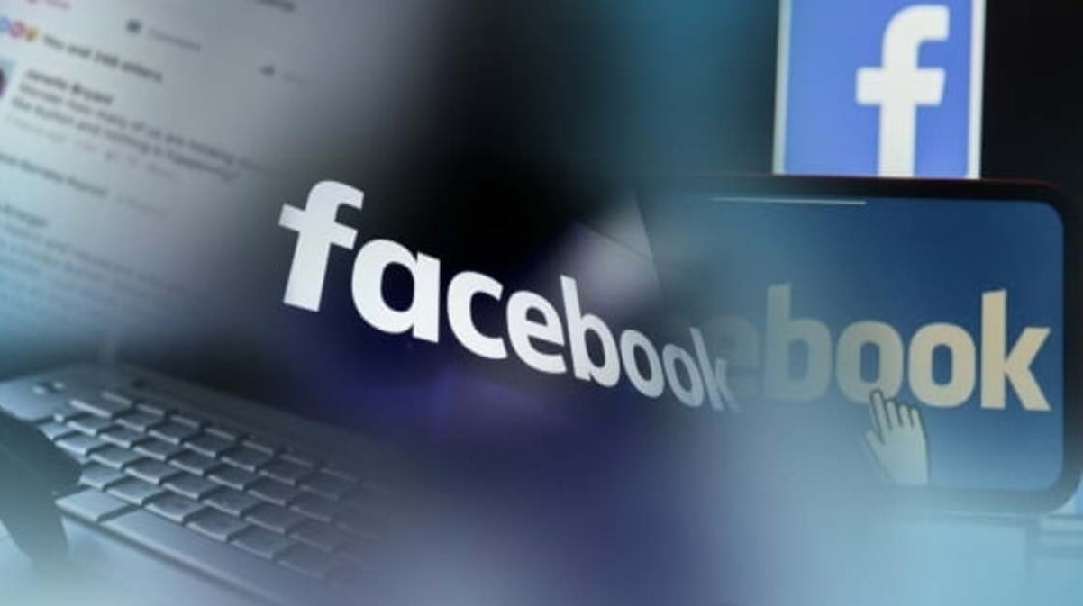 An undated graphic of Facebook Inc. is shown in this image provided by Yonhap News TV. (Yonhap)