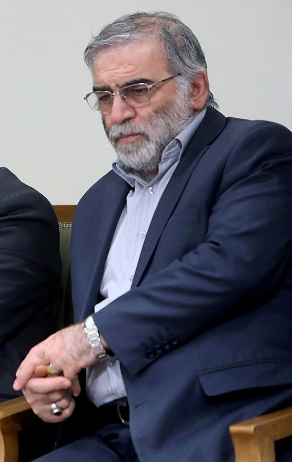 Prominent Iranian scientist Mohsen Fakhrizadeh is seen in Iran, in this undated photo taken before his death. (Reuters-Yonhap)