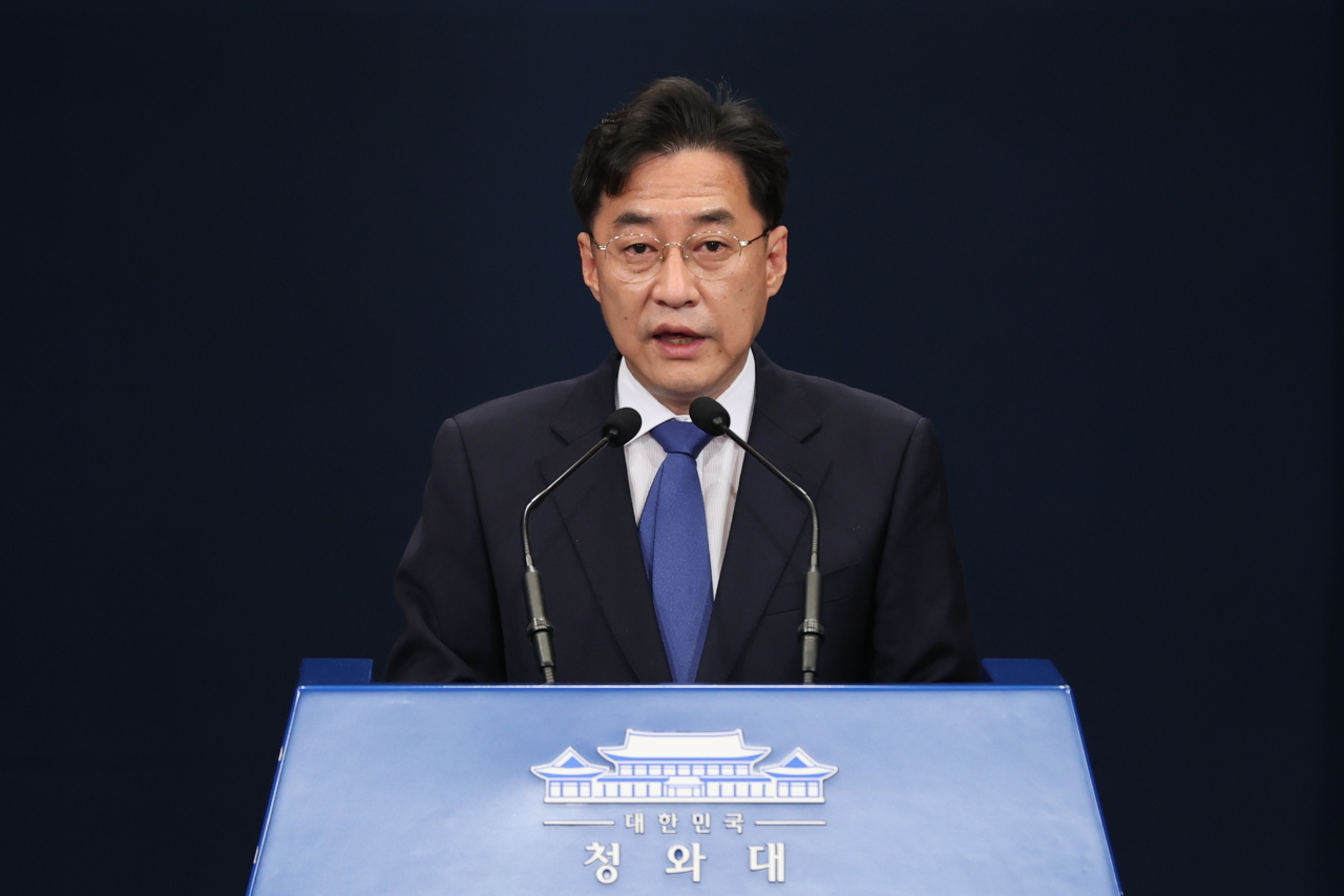 Spokesman Kang Min-seok (Yonhap)