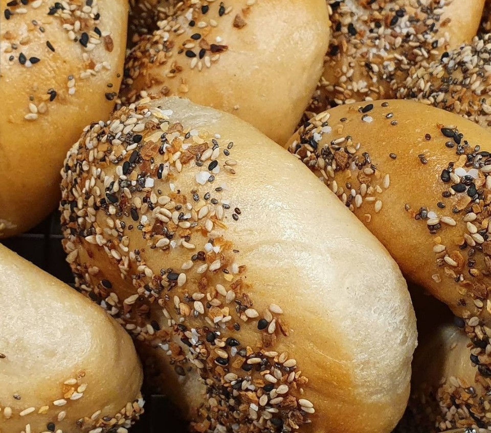 Around 350 to 400 bagels are made daily. (Photo credit: New York Lots O Bagels)