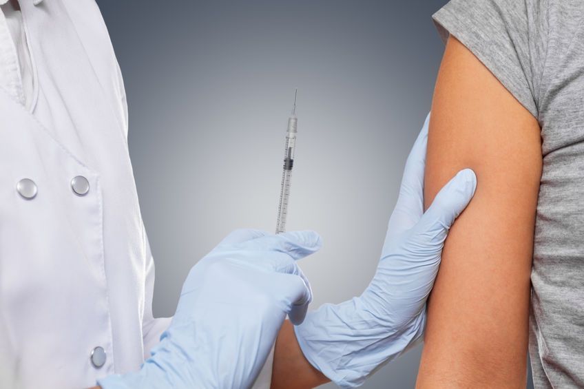 Stock image of vaccination (123rf)