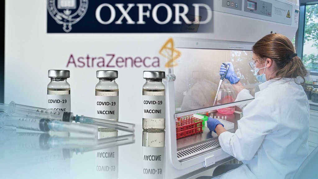 Coronavirus vaccine developed by Oxford University and AstraZeneca, which was approved in Britain on Wednesday. (Yonhap)