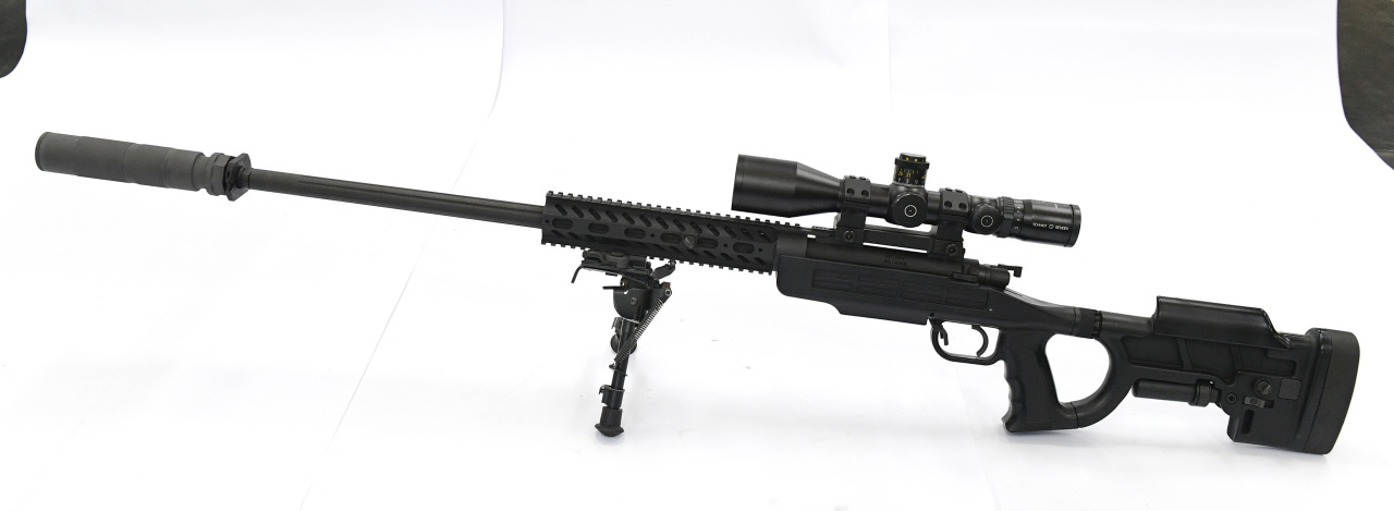 This photo, provided by the arms procurement agency on Tuesday, shows a K-14 sniper rifle. (Arms procurement agency)