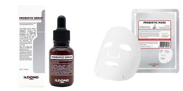 Il Dong Pharmaceutical’s First Brand probiotics serum and mask