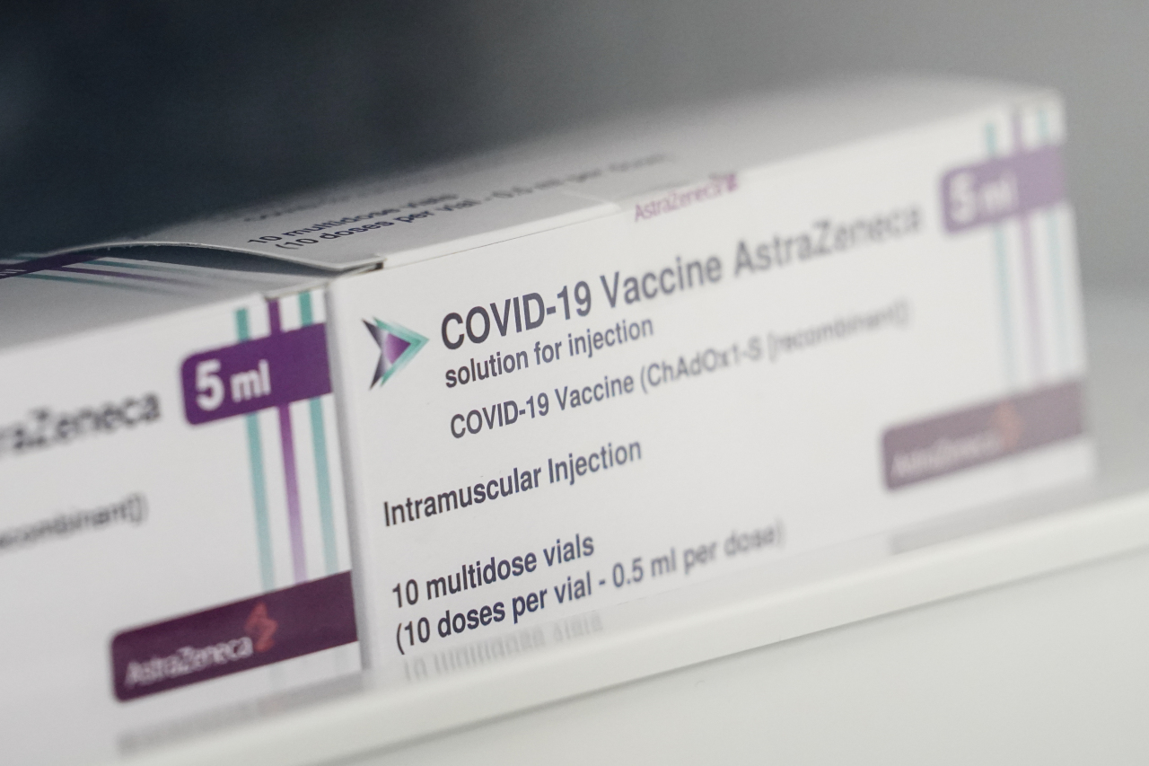 AstraZeneca COVID-19 vaccine (Yonhap)