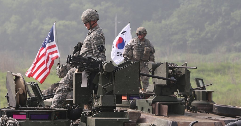 Joint military exercise (Yonhap)