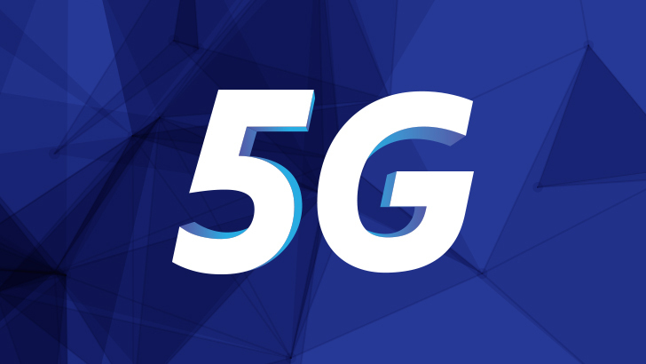 This image provided by Samsung Electronics Co. on Feb. 25, 2020, shows its 5G logo. (Samsung Electronics Co.)