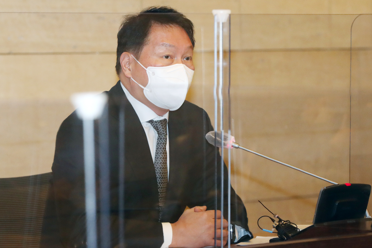 Chey Tae-won, chairman of the Seoul Chamber of Commerce and Industry and of SK Group. (Yonhap)