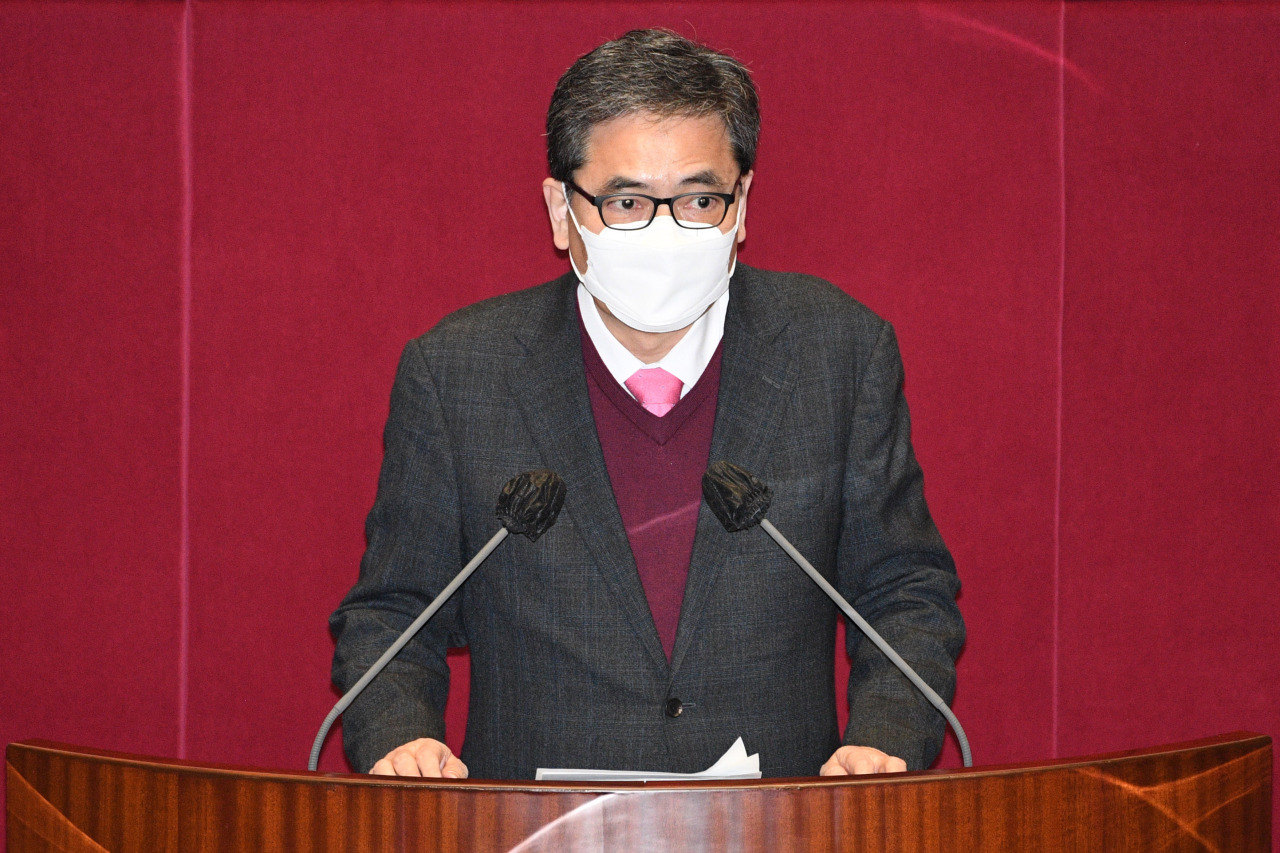 This file photo shows Rep. Kwak Sang-do of the People Power Party. (Yonhap)