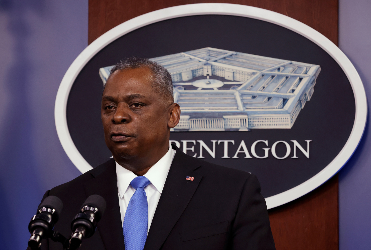 US Defense Secretary Lloyd Austin (Reuters-Yonhap)