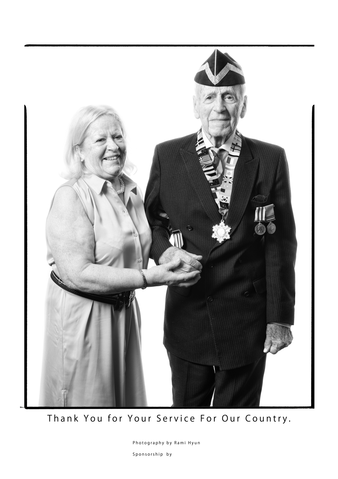 The late Capt. Christopher Coldrey (right) and Mrs. Coldrey (Courtesy of Rami Hyun)