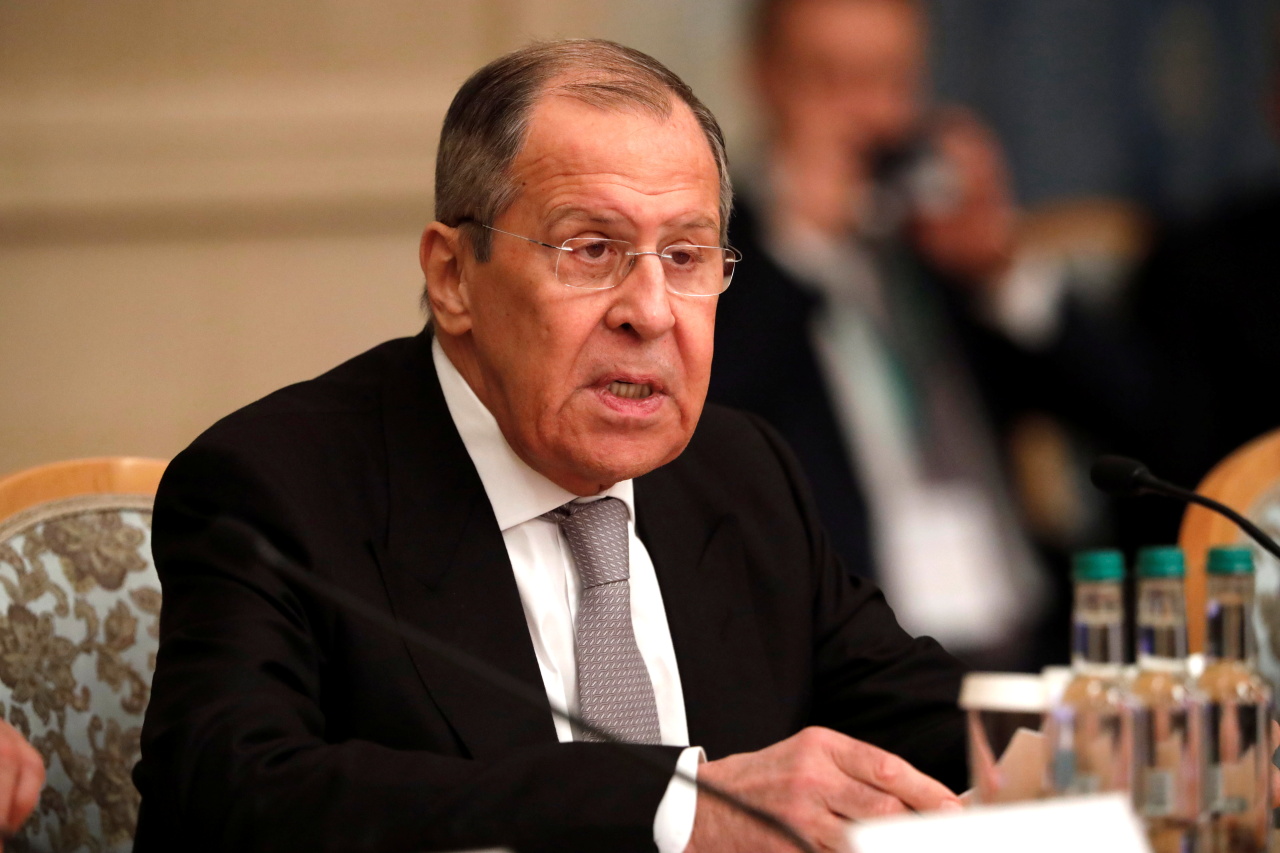 Russia's Foreign Minister Sergei Lavrov (Reuters-Yonhap)