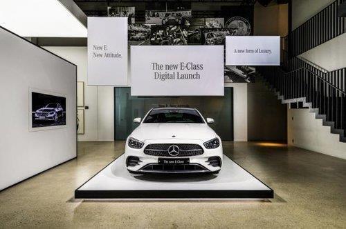 This file photo taken Oct. 13, 2020, and provided by Mercedes-Benz Korea shows the upgraded E-Class sedan. (Mercedes-Benz Korea)