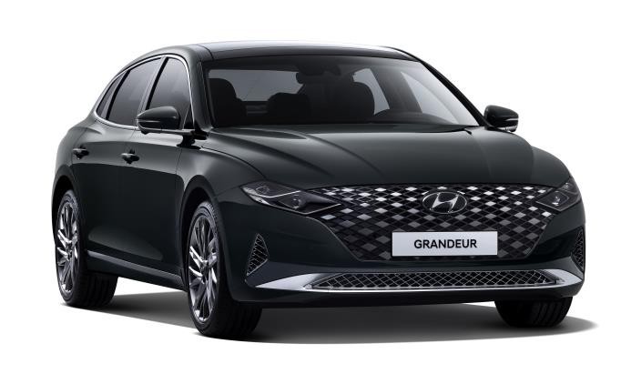 This file photo provided by Hyundai Motor shows the Grandeur sedan. (Hyundai Motor)