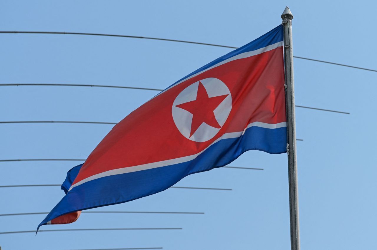북한 국기 (로이터-연합)