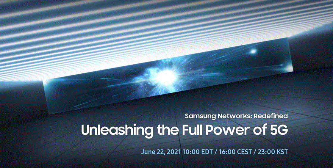 Samsung Electronics on Friday sent out an official invitation for the company's upcoming online event, titled “Unleashing the Full Power of 5G,” the show slated for June 22 to showcase Samsung’s network solutions. (Samsung Electronics)