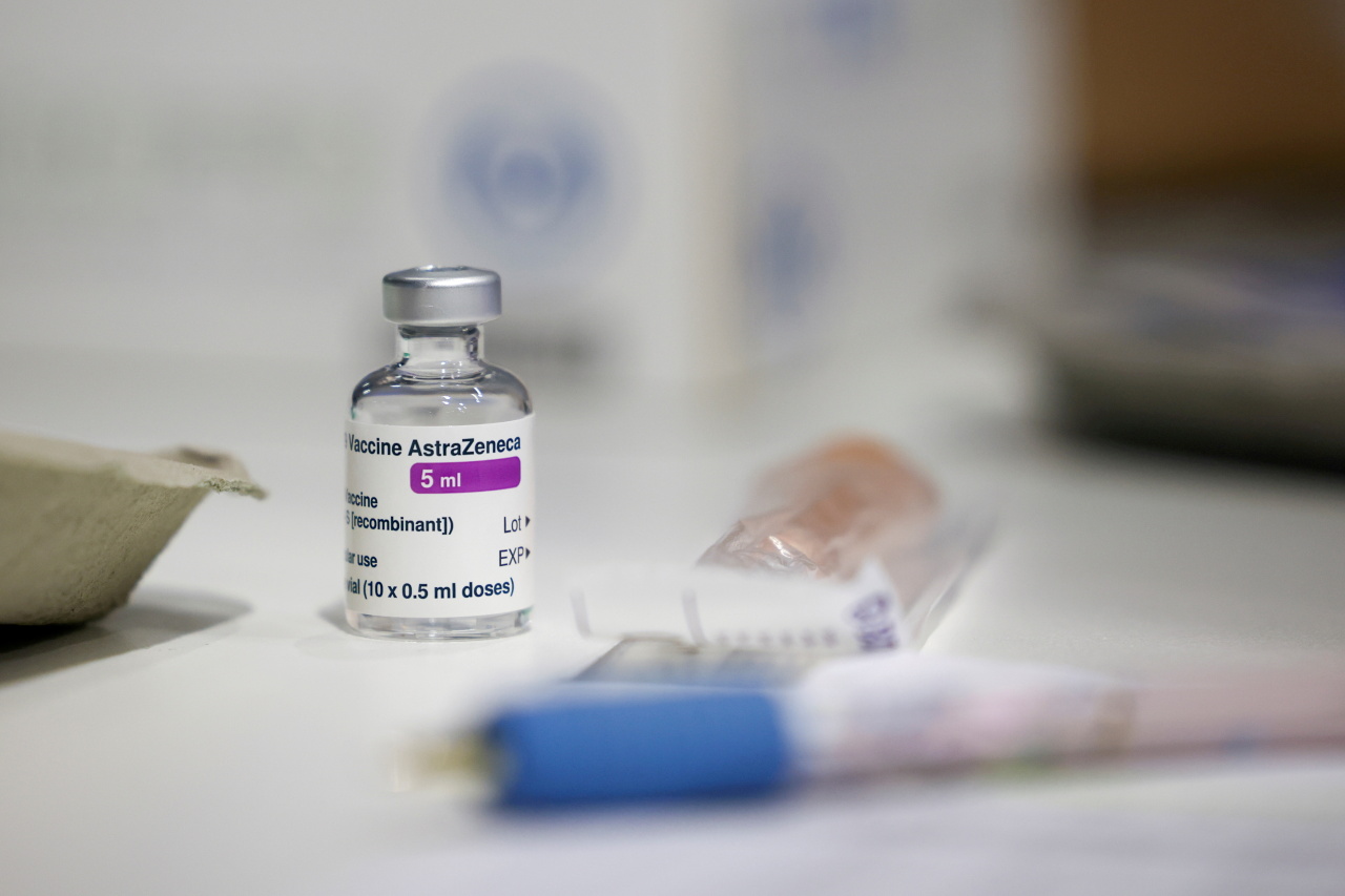 A vial of the AstraZeneca vaccine (Yonhap-Reuters)
