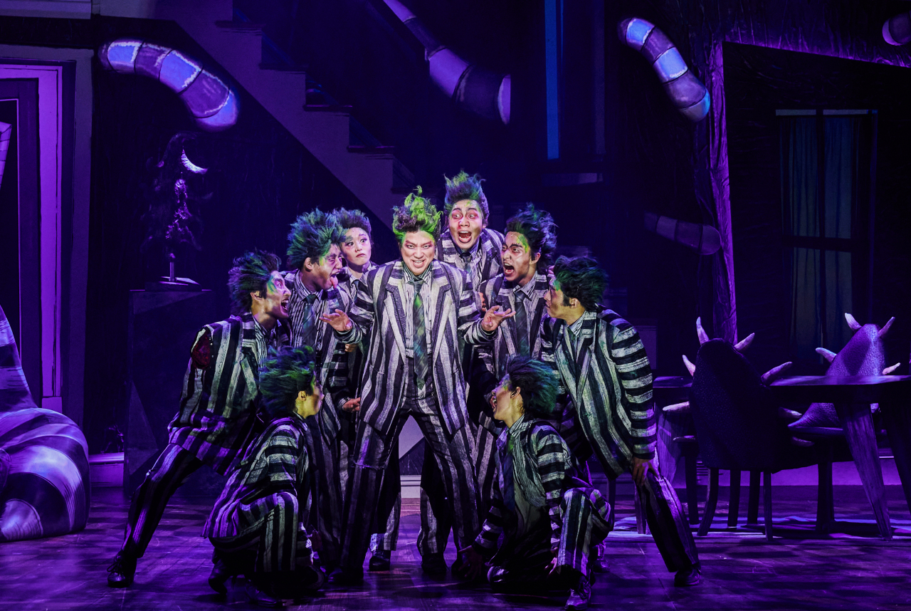 A scene from the musical “Beetlejuice” (CJ ENM)