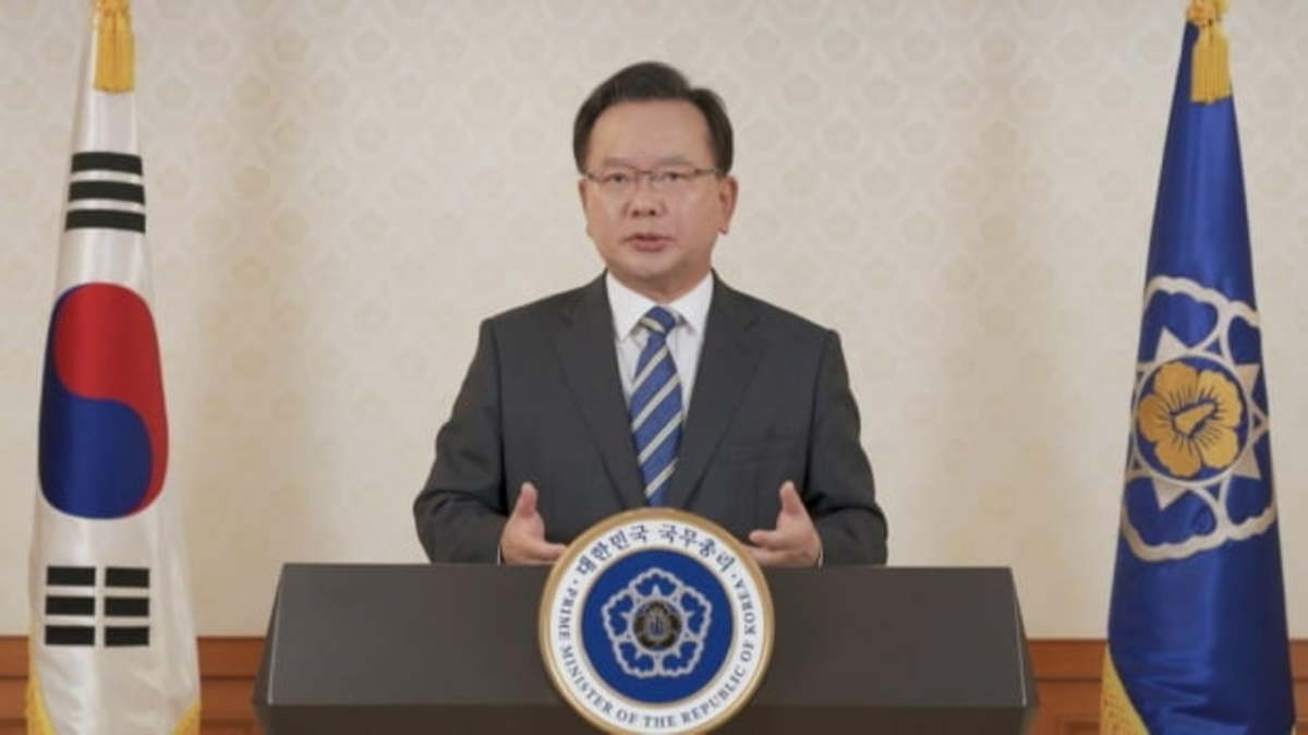 Prime Minister Kim Boo-kyum in a file photo provided by his office (Prime Minister Kim Boo-kyum's office)