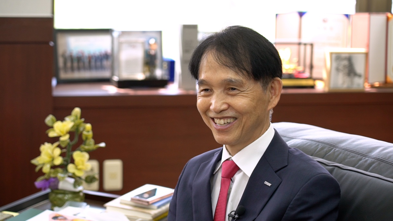 Korea Advanced Institute of Science and Technology President Lee Kwang-hyung (Kweon Ha-bin/The Korea Herald)