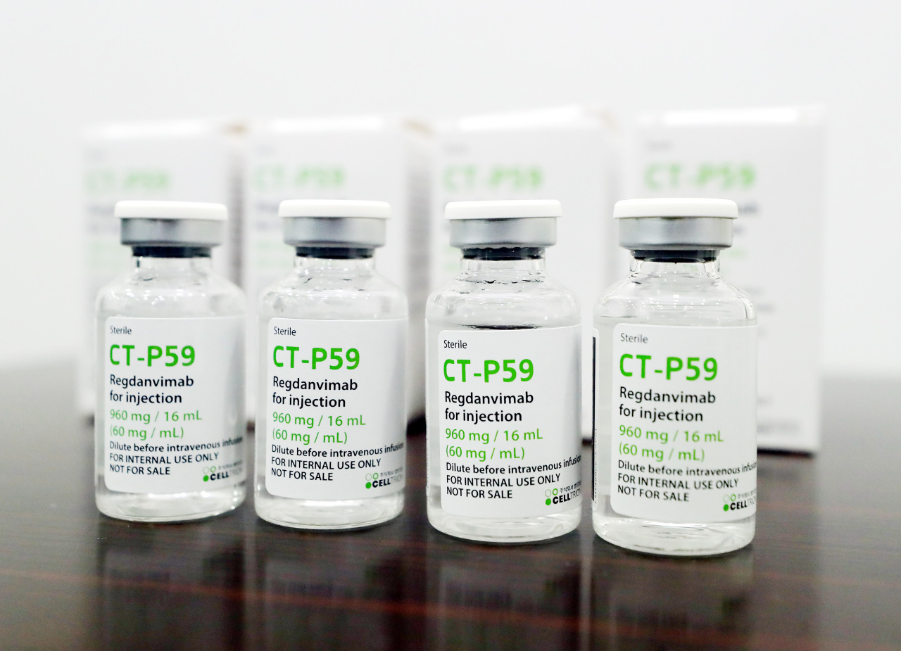 Celltrion's COVID-19 treatment Regkirona, or CP-P59 (Celltrion)