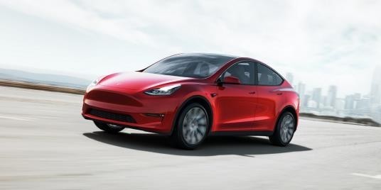 This file photo provided by Tesla Motors shows the Model Y. (Tesla Motors)