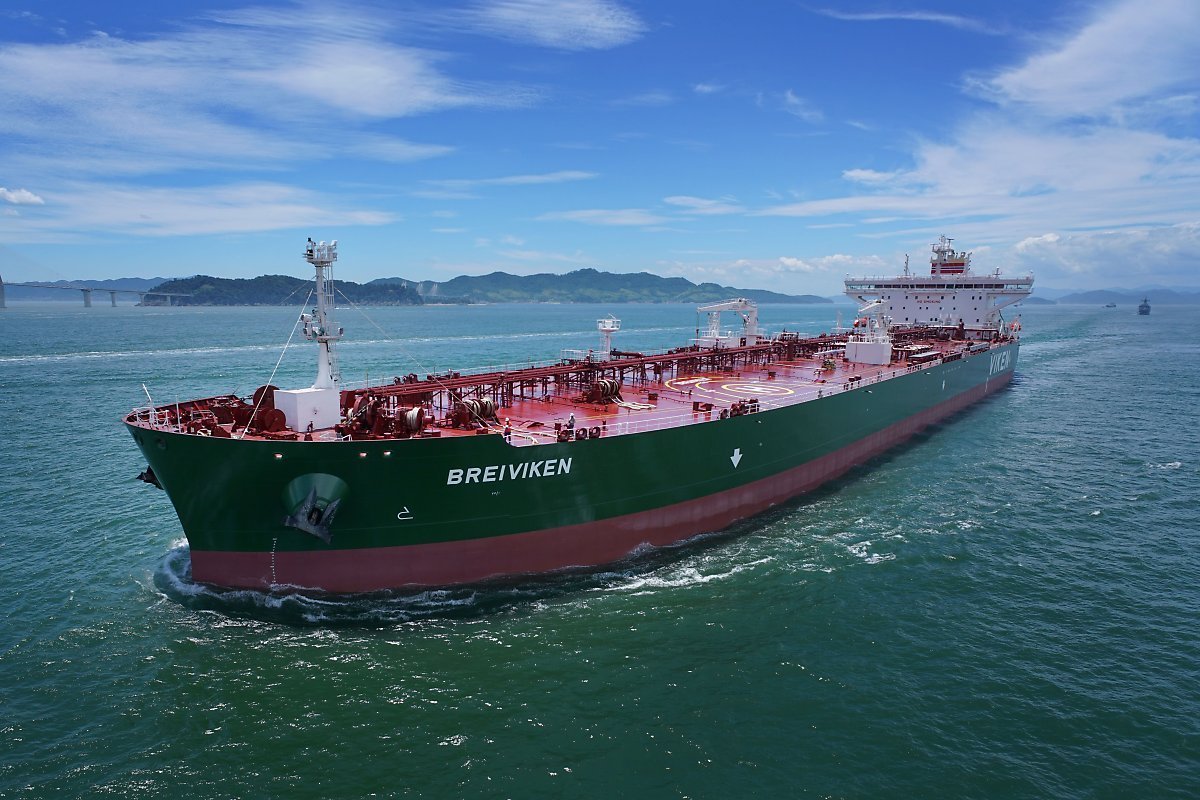 This undated file photo shows an A-Max oil tanker. (Samsung Heavy Industries Co.)