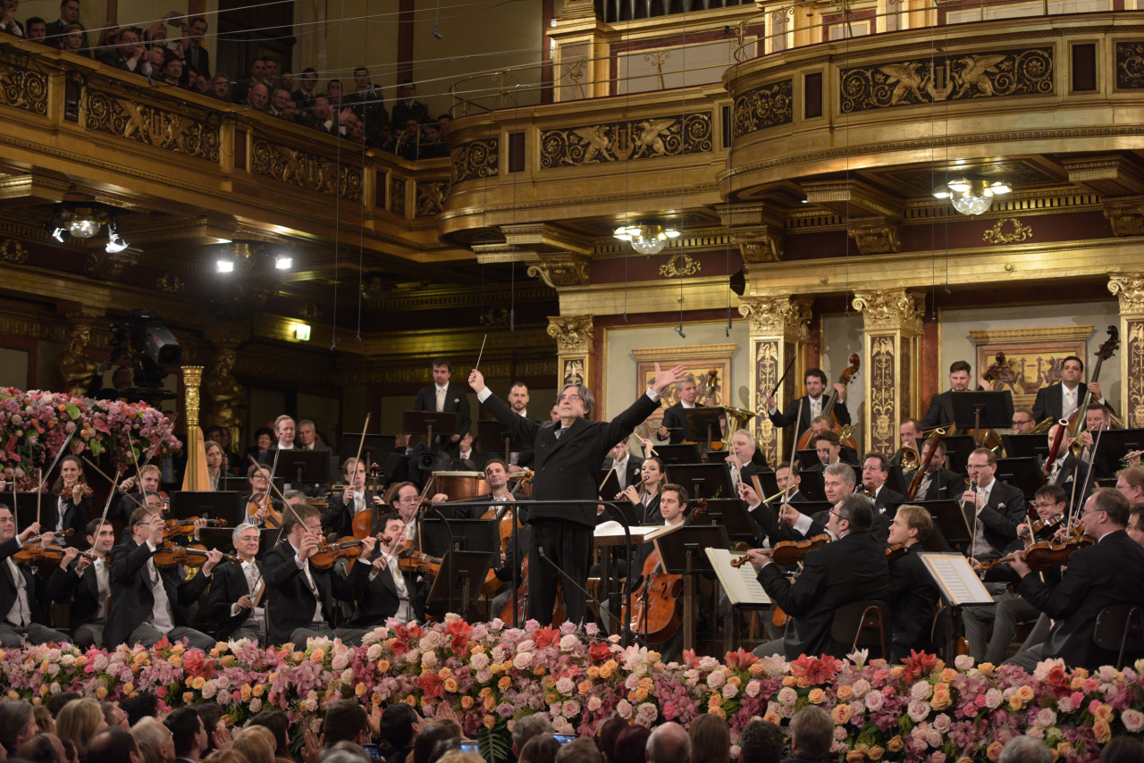 Conductor Riccardo Muti with the Vienna Philharmonic (Terry Linke / Sejong Center)