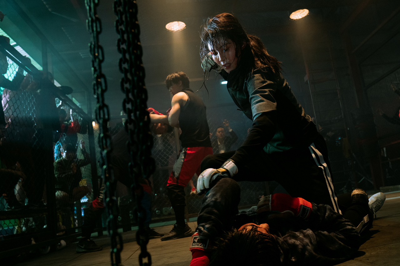 Han So-hee plays vengeance-seeker Yoon Ji-woo in “My Name.” (Netflix)