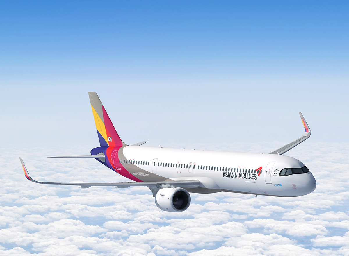 Asiana‘s A321 NEO aircraft (Asian Airlines)
