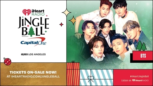 A promotional image of the 2021 iHeartRadio Jingle Ball Tour provided by the US radio platform. (Yonhap)