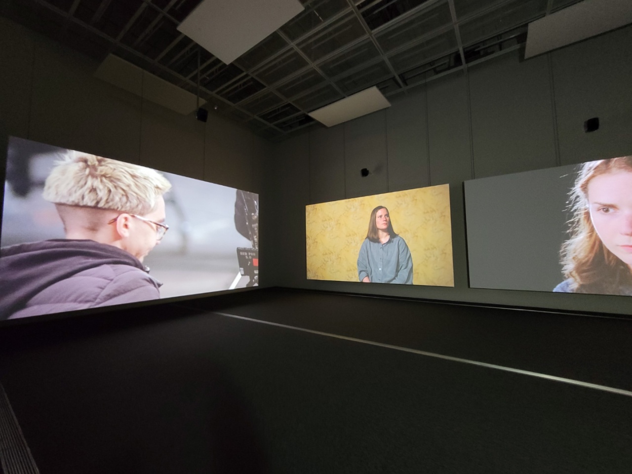 An installation view of “Heterophony” by Oh Min (Park Yuna/The Korea Herald)