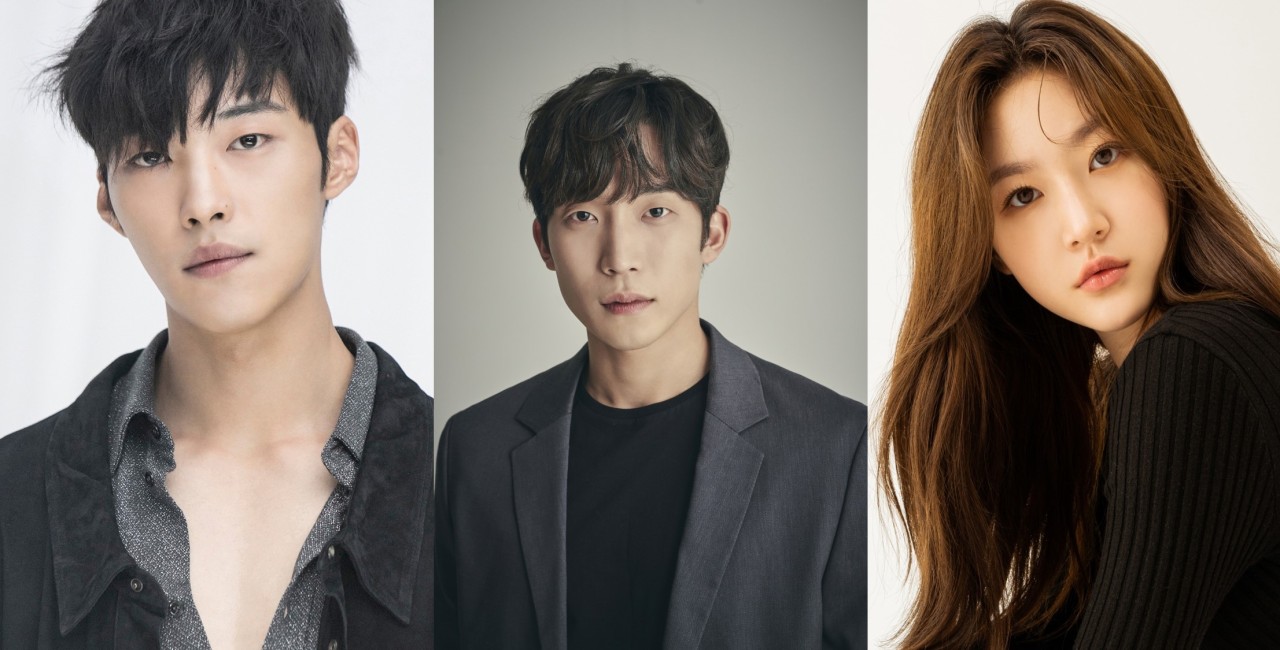 From left: Actors Woo Do-hwan, Lee Sang-yi and Kim Sae-ron will star in “Bloodhounds.” (Keyeast, PLK Good Friends and Goldmedalist)