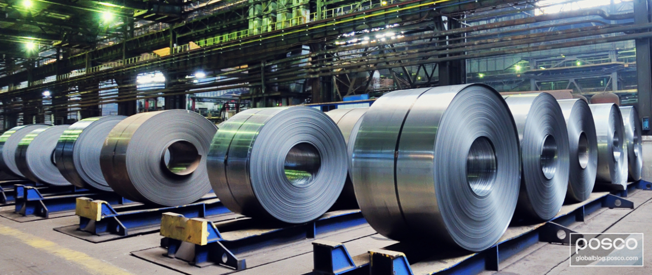 Sheets of cold rolled steel (Posco)