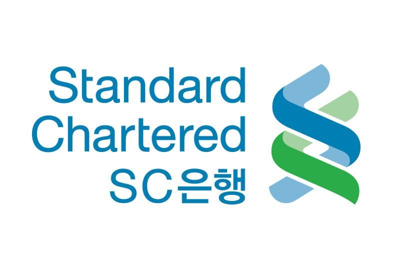 A logo of Standard Chartered Bank Korea, a South Korean arm of London-based Standard Chartered Bank