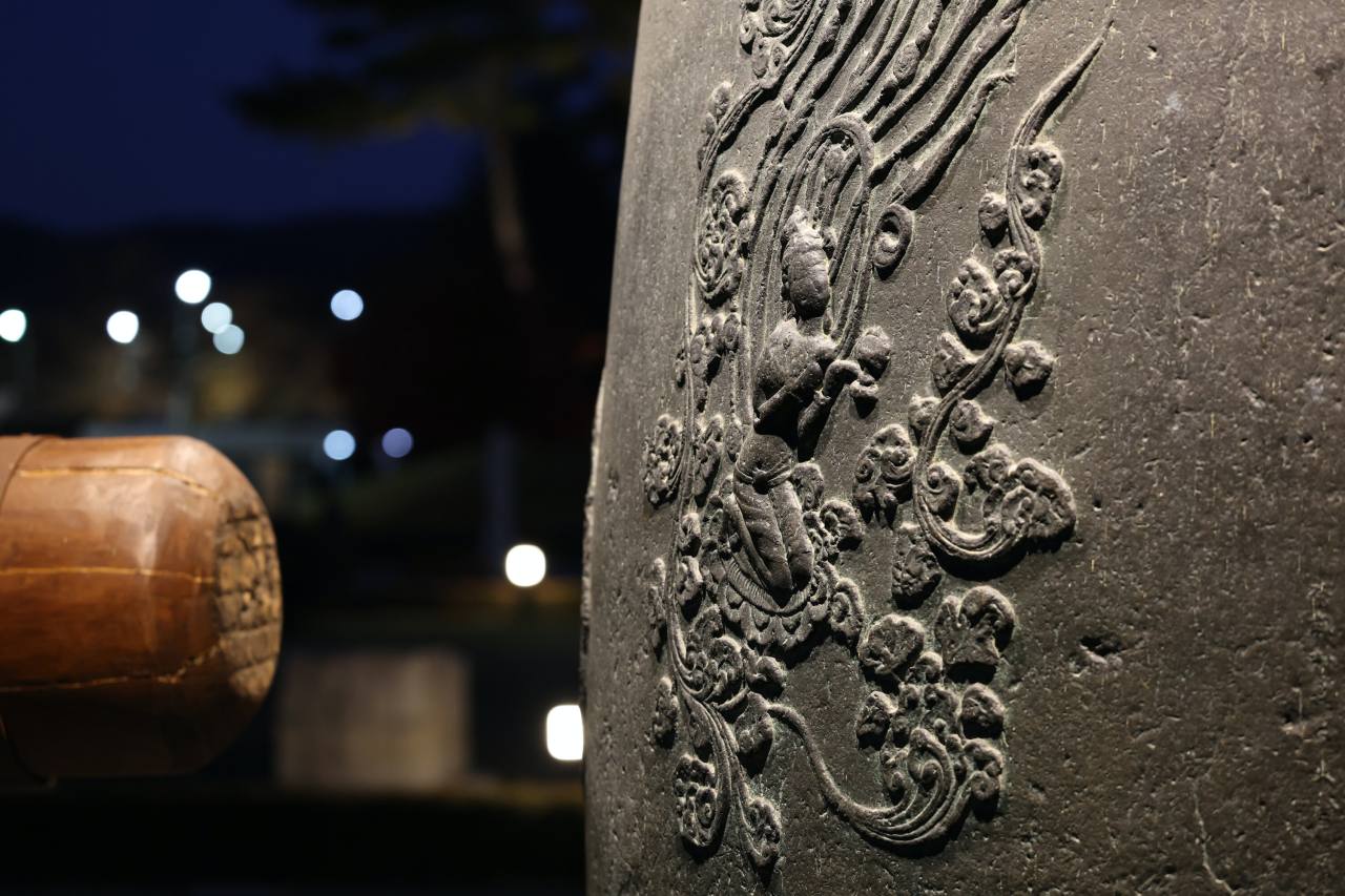 It took 34 years -- two generations of Silla kings -- to successfully cast the Divine Bell. The Divine Bell is on display at the National Museum in Gyeongju, the ancient capital of Silla, in North Gyeongsang Province.Photo © 2021 Hyungwon Kang