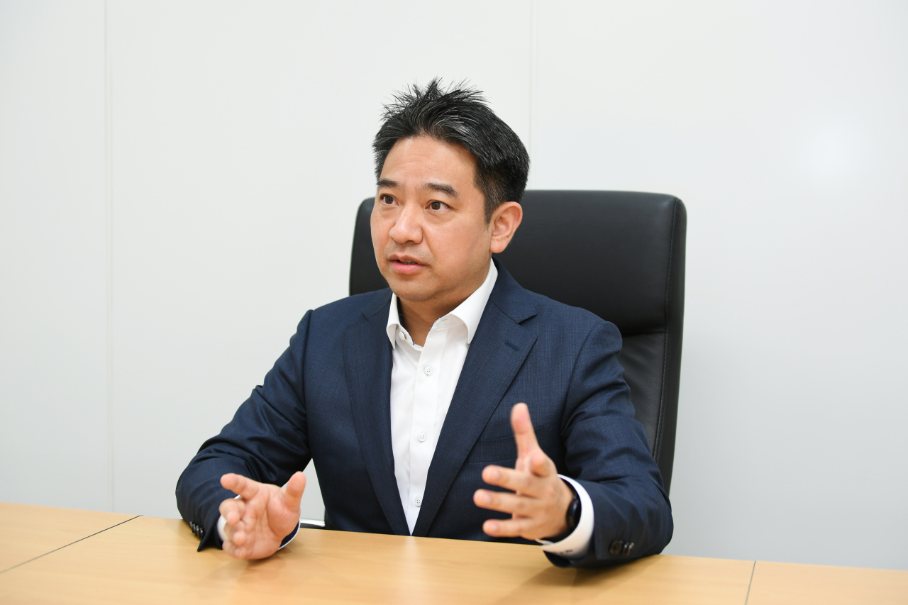 Korea Shipbuilding & Offshore Engineering Vice President Yoo Byeong-yong interviews with The Korea Herald. (KSOE)