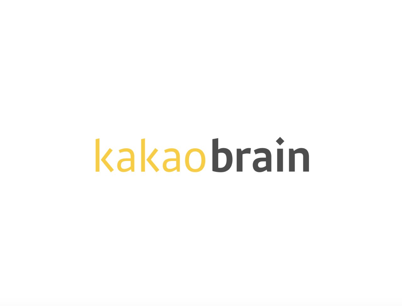 The corporate logo of Kakao Brain (Kakao Brain)
