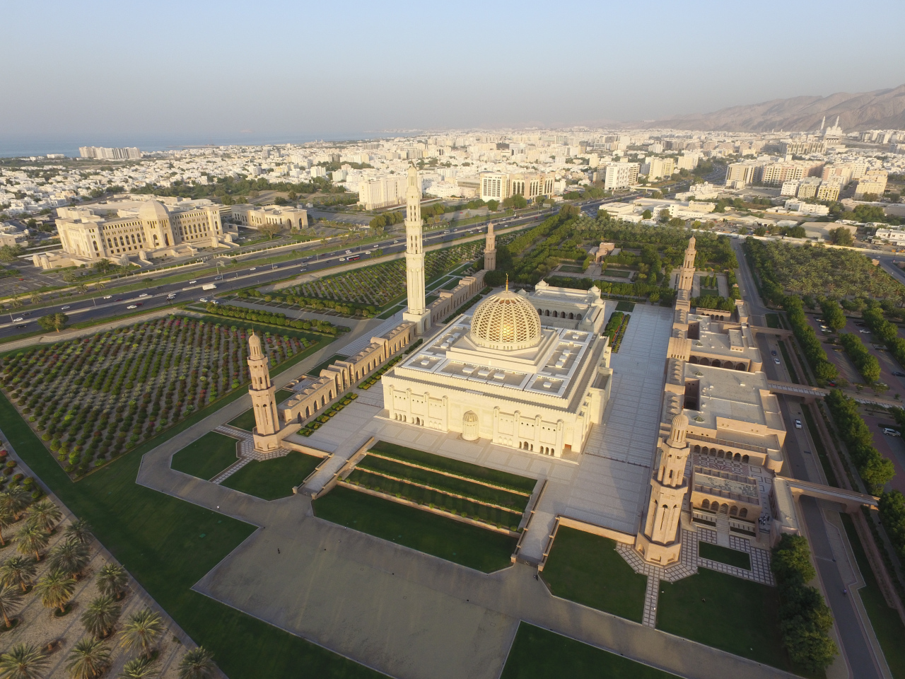 The Grand Mosque in Muscat, Oman