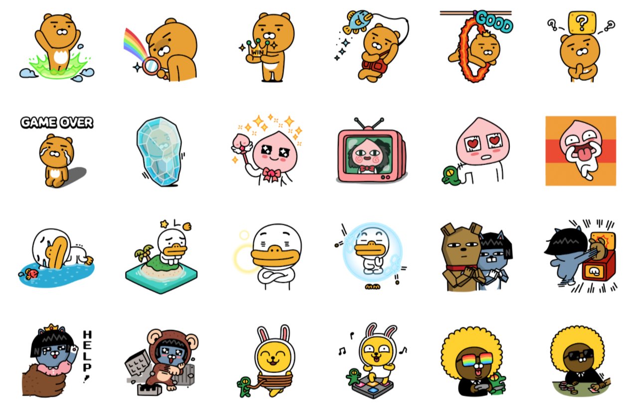 Kakao emoticons have become a lucrative market worth 700 billion won ($586 million) since their launch in 2011. (Kakao)