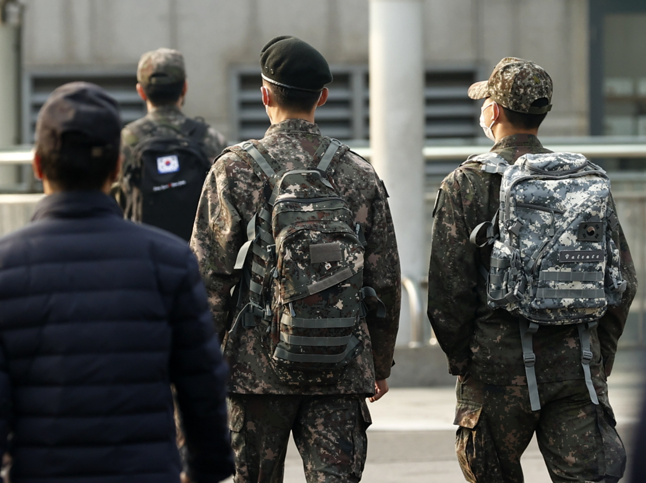 South Korean soldiers (Yonhap)