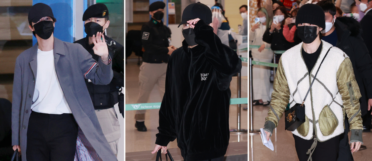 BTS Airport Fashion: RM, Jin, Suga, J-Hope, Jimin, Jungkook & V