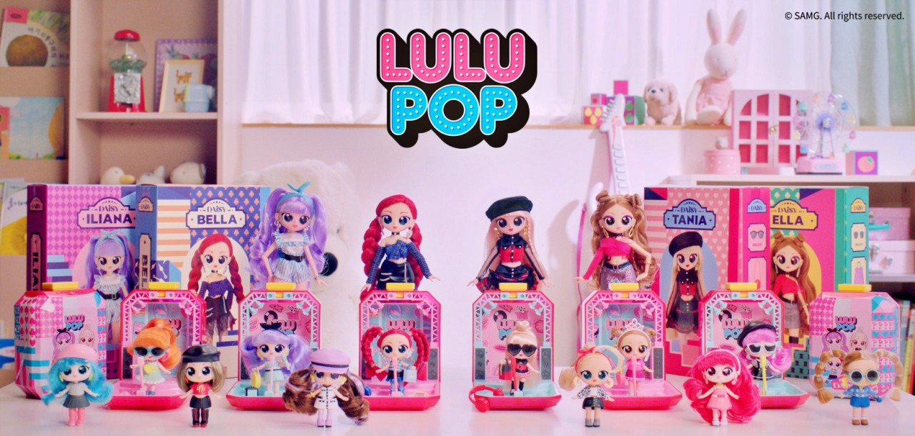 SAMG Entertainment’s new K-pop themed “Lulu Pop” toy collection (SAMG Entertainment)