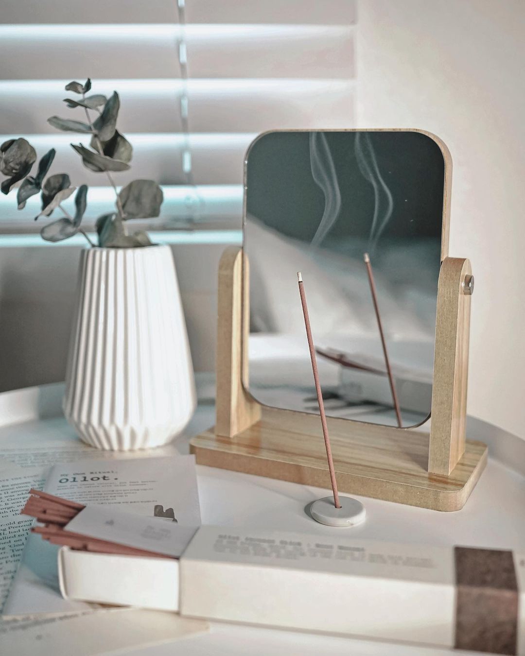 A promotional image of incense sticks from Ollot. (Found Corporation)